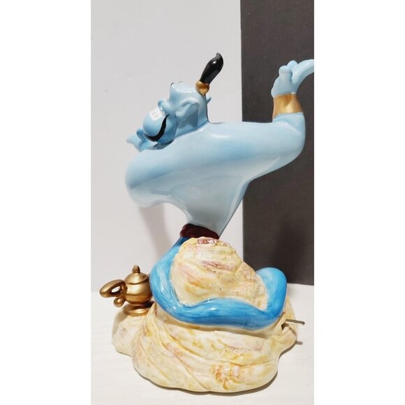 DISNEY ALADDIN GENIE MUSIC BOX CERAMIC FIGURINE SCHMID "A FRIEND LIKE ME 6" READ - Picture 6 of 8